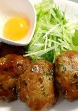 豚挽き肉のつくねバーグ-レシピのメイン写真
