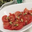 トマトだけのシンプルなサラダ
