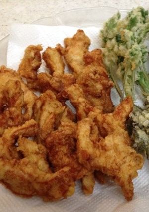 鶏胸肉のニンニク醤油天ぷら-レシピのメイン写真