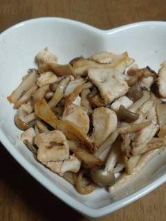 キノコと鶏むね肉のオイスター炒め-レシピのメイン写真