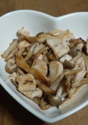 キノコと鶏むね肉のオイスター炒め-レシピのメイン写真