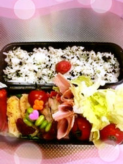 お弁当の彩に✿枝豆とサラミの串❤-レシピのメイン写真
