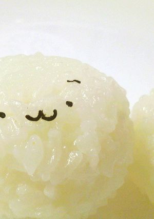 簡単キャラ弁！しょぼんのおにぎり❤-レシピのメイン写真