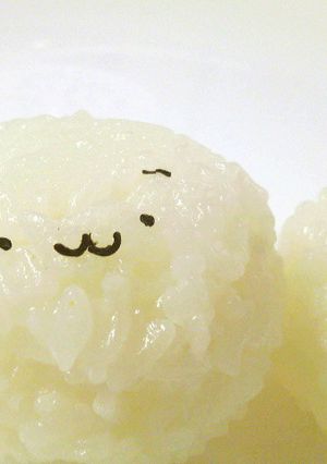 簡単キャラ弁！しょぼんのおにぎり❤-レシピのメイン写真