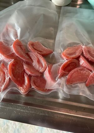 柔らかい物を潰れず真空冷凍する方法-レシピのメイン写真