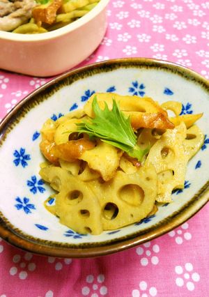 お弁当に☆ちくわとレンコンのカレー炒め-レシピのメイン写真