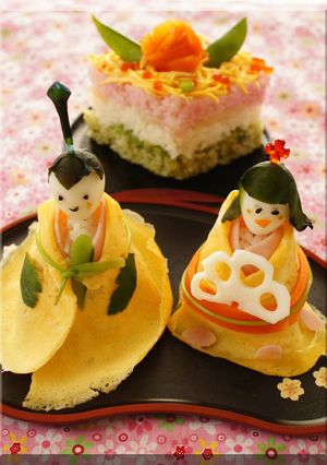 * ひな祭り ❤ お雛様寿司♪-レシピのメイン写真