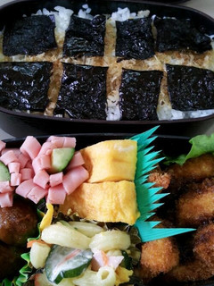 今日はのり弁!!-レシピのメイン写真