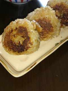 たけのこご飯の焼きおにぎり-レシピのメイン写真