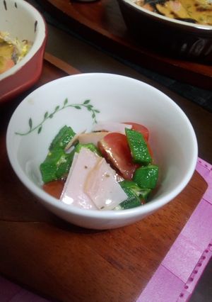 彩りに☆オクラのさっぱりサラダ-レシピのメイン写真