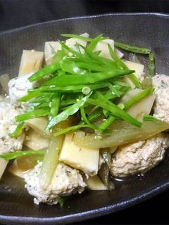 筍と鶏団子の煮物-レシピのメイン写真