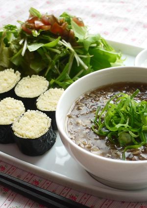 ☆パスタ寿司～たっぷりの和風餡で☆-レシピのメイン写真