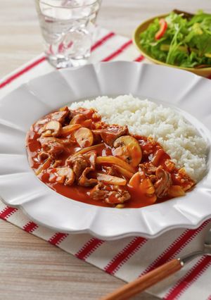 完熟トマトのハヤシライス-レシピのメイン写真