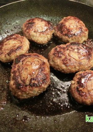 照り焼き蓮根ハンバーグ☆塩麹使用-レシピのメイン写真