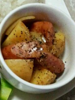新じゃがとウインナーのカレー炒め☆-レシピのメイン写真