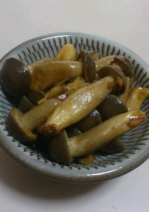 美味！丹波しめじのにんにく醤油バター炒め-レシピのメイン写真