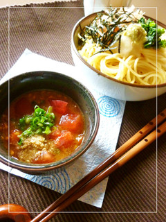 トマト・大根おろしの和風つけパスタ-レシピのメイン写真