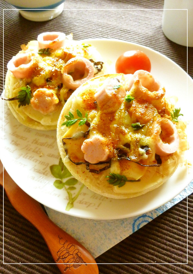 筍と魚ニソの和カレー風味のトースト-レシピのメイン写真