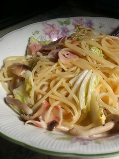 簡単!!白菜ときのこのスープパスタ-レシピのメイン写真