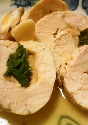 ☆しっとり☆ニラのチキンロール-レシピのメイン写真