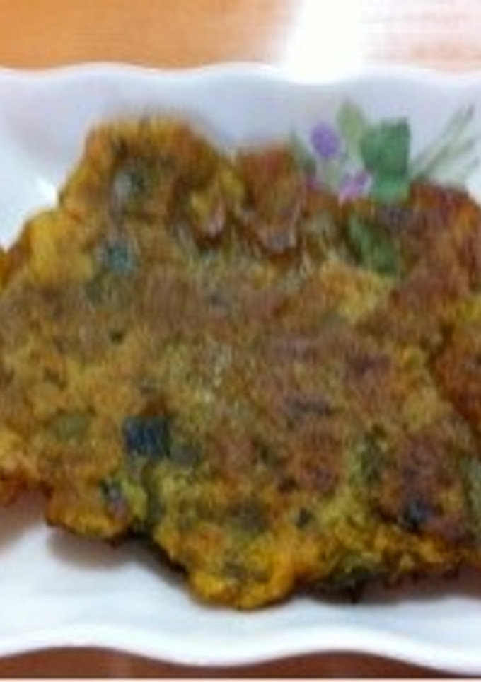 かぼちゃの煮物リメイクお焼き-レシピのメイン写真