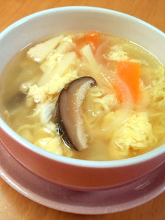 筍と野菜のかきたま中華スープ-レシピのメイン写真