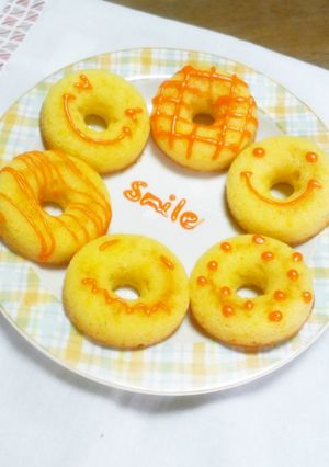 しっとり！オレンジ風味の焼ドーナツ-レシピのメイン写真