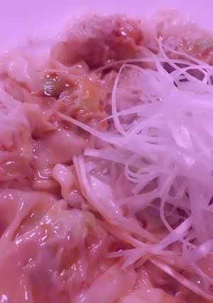 そら豆入り海老ワンタン・焦がし醤油で♪-レシピのメイン写真