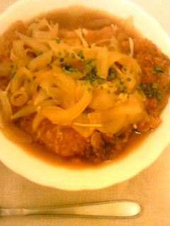 かつ丼のかつ スープ付き-レシピのメイン写真
