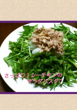 さっぱり!シーチキンのサラダパスタ♡-レシピのメイン写真