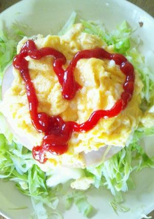 レンジでちん♪チーズオムレツ-レシピのメイン写真