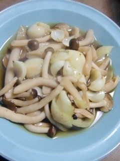 百合の根とブナシメジの甘辛煮-レシピのメイン写真