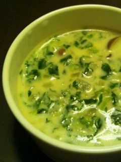 ほうれん草としめじのクリームスープ-レシピのメイン写真