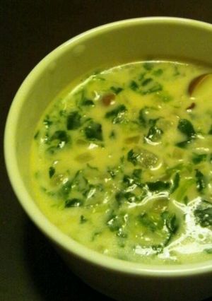 ほうれん草としめじのクリームスープ-レシピのメイン写真