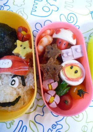 マリオ大好き　キャラ弁ｂｙ千風。-レシピのメイン写真