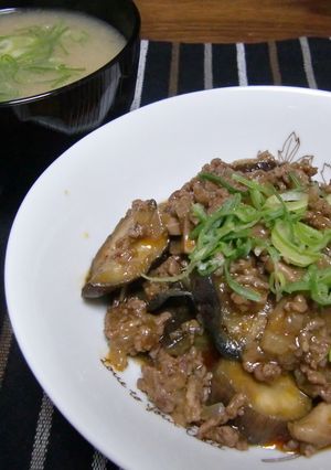 韓国万能味噌で簡単マーボー茄子♪-レシピのメイン写真