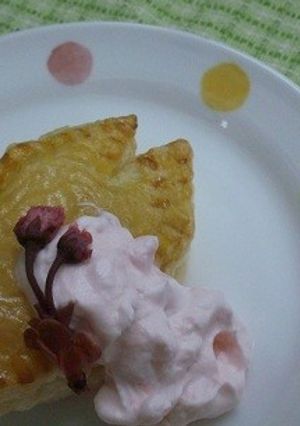 和風？洋風？春の桜あんパイ☆-レシピのメイン写真