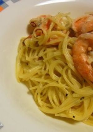 こく旨っ♡ニンニク海老パスタ-レシピのメイン写真