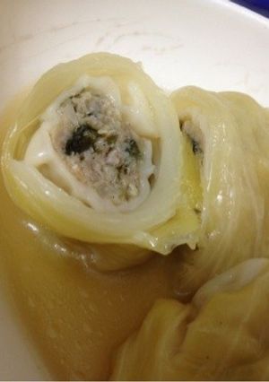 餃子リメイク♪お手軽ロールキャベツ-レシピのメイン写真