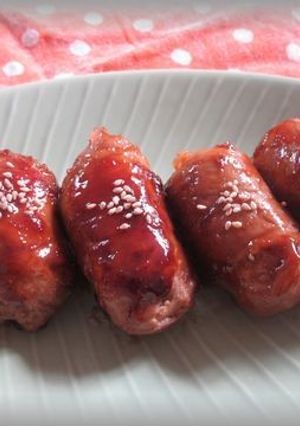 運動会に＊焼肉のたれで肉巻きおにぎり＊-レシピのメイン写真