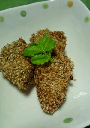 ＊たっぷりごまでジューシー鶏胸唐揚げ＊-レシピのメイン写真