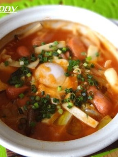 スープパスタ♪ピリ辛チゲ風トマト味-レシピのメイン写真