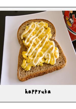 ♡幸せ朝ごはん♡チーマヨ卵オープンサンド-レシピのメイン写真