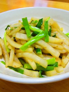 塩もみ大根の炒め物-レシピのメイン写真