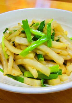塩もみ大根の炒め物-レシピのメイン写真