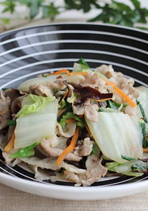 豚肉と白菜、お野菜たっぷりの中華炒め★-レシピのメイン写真