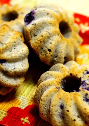 ブルーベリーの焼きドーナツ-レシピのメイン写真