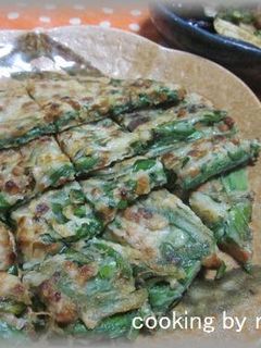 *ニラ納豆ちぢみ*-レシピのメイン写真