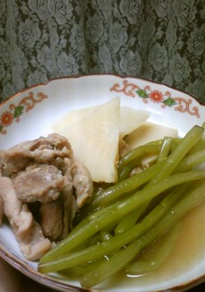 【たけのこ】と【つわ】の煮物-レシピのメイン写真