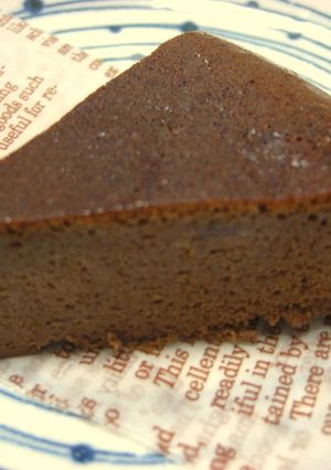 材料２つ☆炊飯器でしっとりチョコケーキ♪-レシピのメイン写真